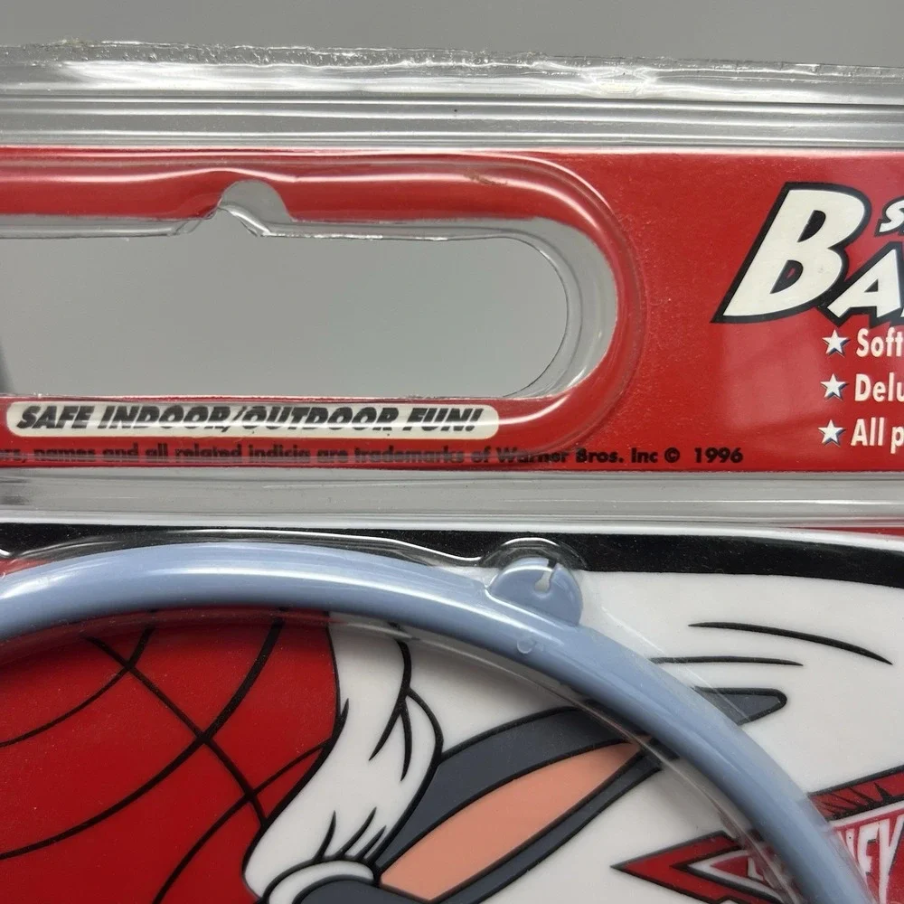 Vintage Bugs Bunny Basketball Set Looney Tunes 1996 Hoop Ball Net Good Stuff - Picture 3 of 10